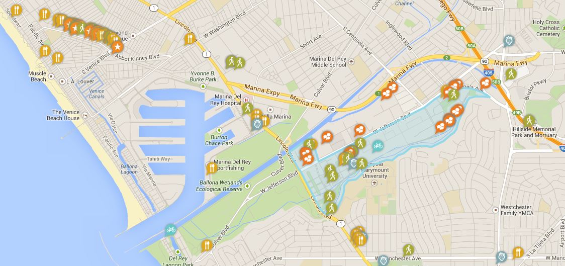 Around the Community Playa Vista